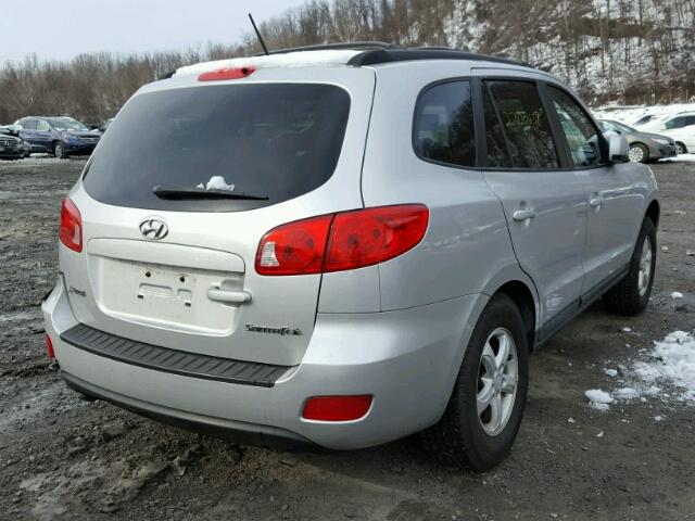 5NMSG13D98H165212 - 2008 HYUNDAI SANTA FE G GRAY photo 4