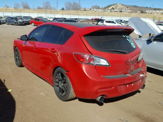 JM1BL1K31B1413782 - 2011 MAZDA SPEED 3 RED photo 3