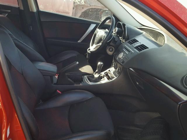 JM1BL1K31B1413782 - 2011 MAZDA SPEED 3 RED photo 5