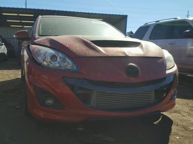 JM1BL1K31B1413782 - 2011 MAZDA SPEED 3 RED photo 9