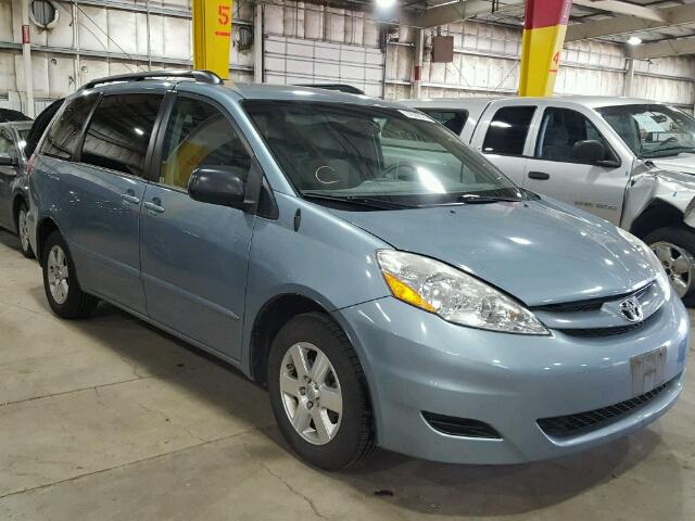 5TDZK23C48S182636 - 2008 TOYOTA SIENNA CE BLUE photo 1