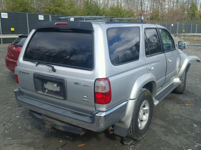 JT3HN86R5Y0314848 - 2000 TOYOTA 4RUNNER SR SILVER photo 4