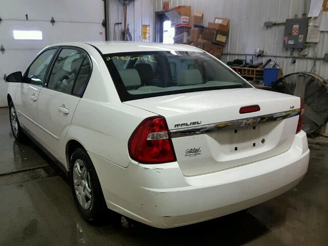 1G1ZS51F46F243889 - 2006 CHEVROLET MALIBU LS 白色 照片 3
