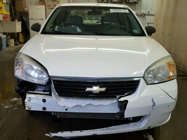 1G1ZS51F46F243889 - 2006 CHEVROLET MALIBU LS 白色 照片 9