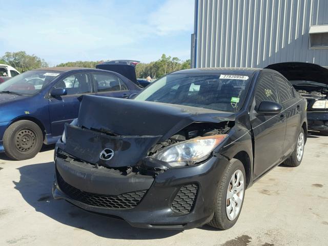 JM1BL1U73D1767516 - 2013 MAZDA 3 I BLACK photo 2