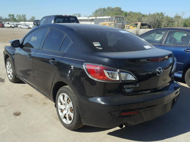 JM1BL1U73D1767516 - 2013 MAZDA 3 I BLACK photo 3