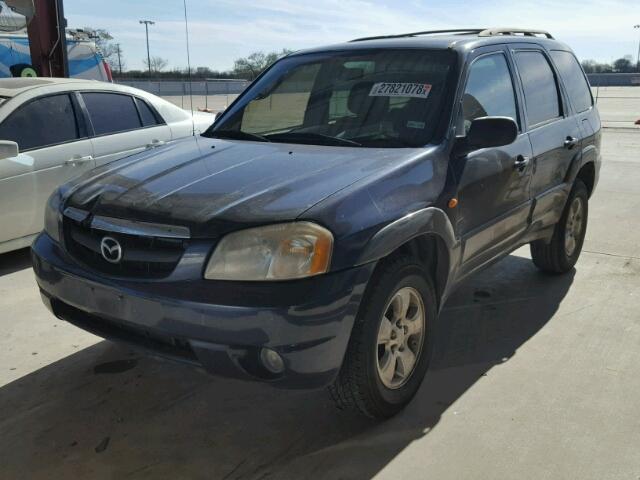 4F2YZ04133KM23157 - 2003 MAZDA TRIBUTE LX BLUE photo 2