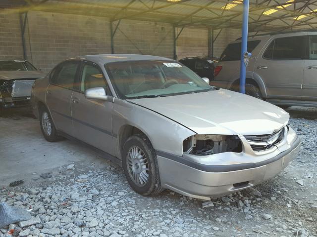 2G1WF52E429295331 - 2002 CHEVROLET IMPALA GOLD photo 1