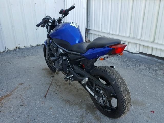 JYARJ18E69A003711 - 2009 YAMAHA FZ6 R BLUE photo 3