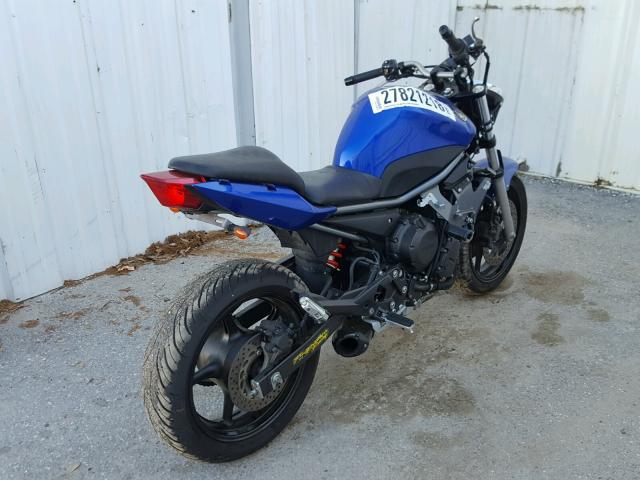 JYARJ18E69A003711 - 2009 YAMAHA FZ6 R BLUE photo 4