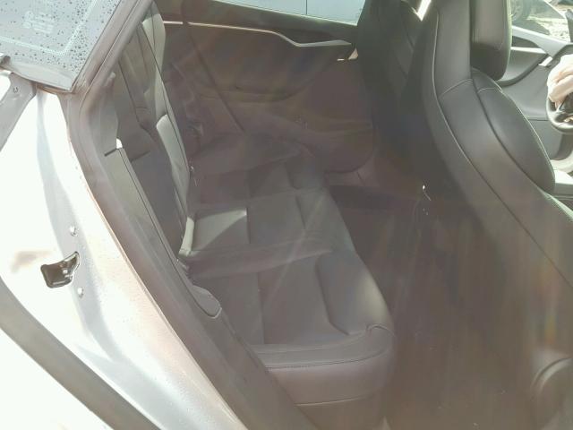 5YJSA1E49HF217342 - 2017 TESLA MODEL S Արծաթագույն լուսանկար 6