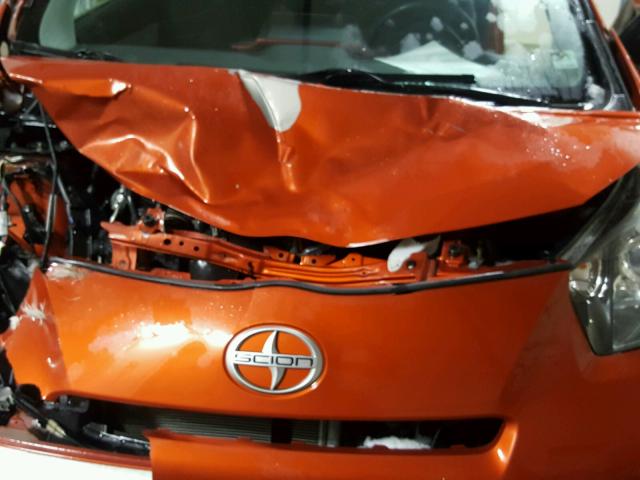 JTNJJXB00CJ015096 - 2012 TOYOTA SCION IQ ORANGE photo 7