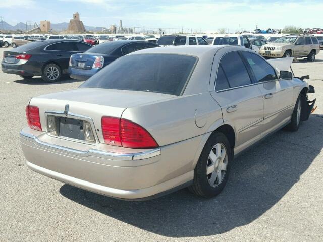 1LNHM86S72Y682339 - 2002 LINCOLN LS GOLD photo 4