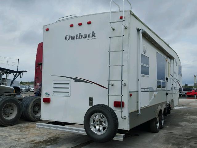 4YDF31F297S631664 - 2007 KEYSTONE OUTBACK WHITE photo 4