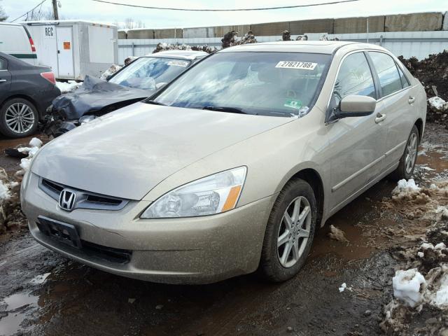 1HGCM66504A032035 - 2004 HONDA ACCORD EX GOLD photo 2