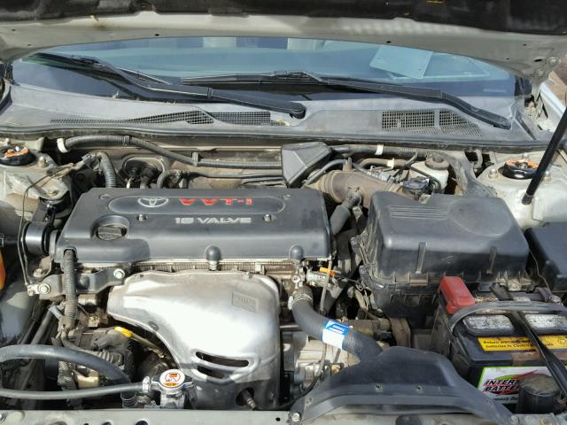 JTDBE32K540279249 - 2004 TOYOTA CAMRY LE SILVER photo 7