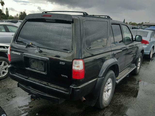 JT3GN86R720246359 - 2002 TOYOTA 4RUNNER SR BLACK photo 4