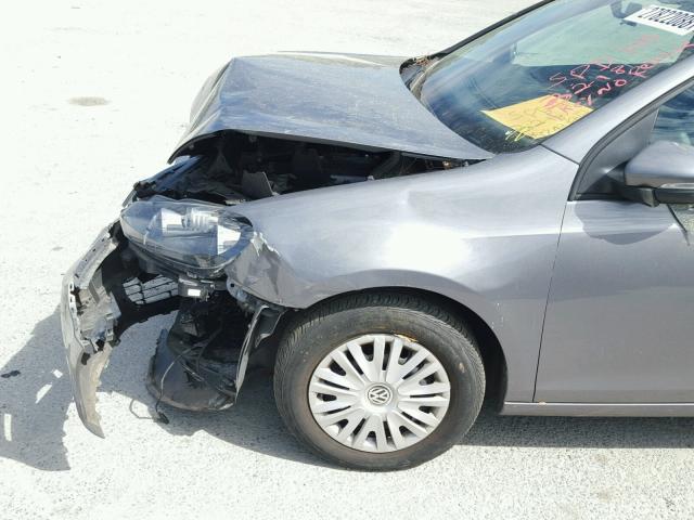 WVWDA7AJ7AW343417 - 2010 VOLKSWAGEN GOLF 灰色 照片 9