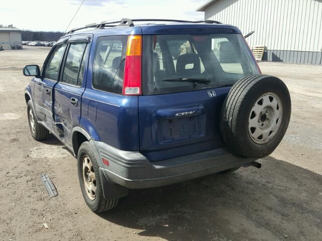 JHLRD1845VC013327 - 1997 HONDA CR-V LX BLUE photo 3