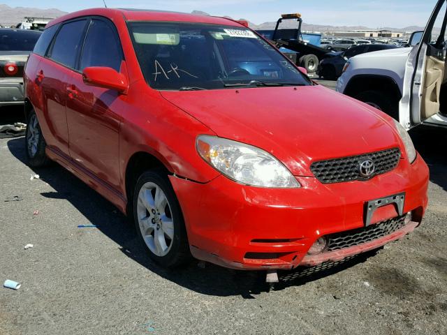 2T1LR38E43C054108 - 2003 TOYOTA COROLLA MA RED photo 1