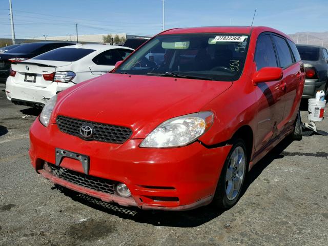 2T1LR38E43C054108 - 2003 TOYOTA COROLLA MA RED photo 2