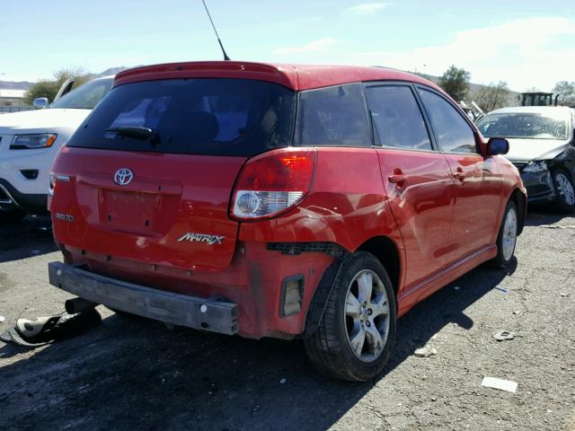 2T1LR38E43C054108 - 2003 TOYOTA COROLLA MA RED photo 4