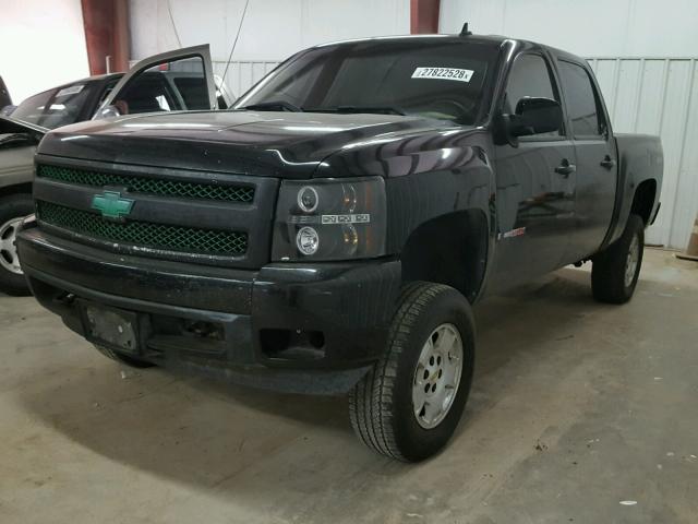 2GCEK13Y871522509 - 2007 CHEVROLET SILVERADO BLACK photo 2