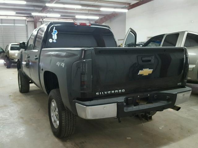 2GCEK13Y871522509 - 2007 CHEVROLET SILVERADO BLACK photo 3