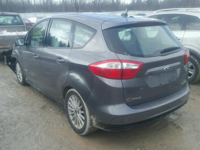 1FADP5AU5DL533693 - 2013 FORD C-MAX SE GRAY photo 3