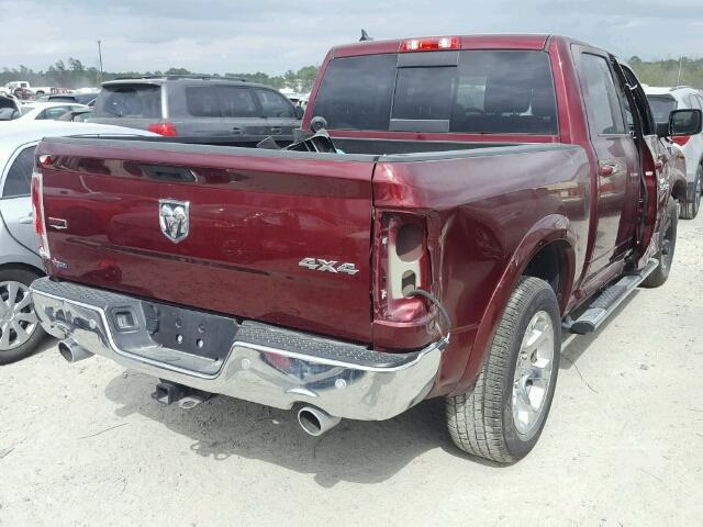 1C6RR7NT4HS799622 - 2017 RAM 1500 LARAM RED photo 4