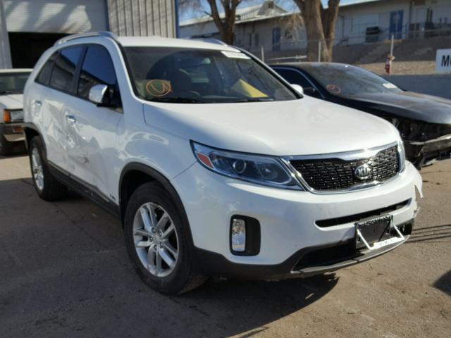 5XYKTDA62FG651689 - 2015 KIA SORENTO LX WHITE photo 1