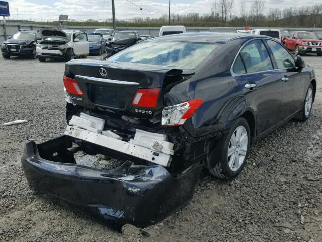 JTHBJ46G272044760 - 2007 LEXUS ES 350 BLACK photo 4