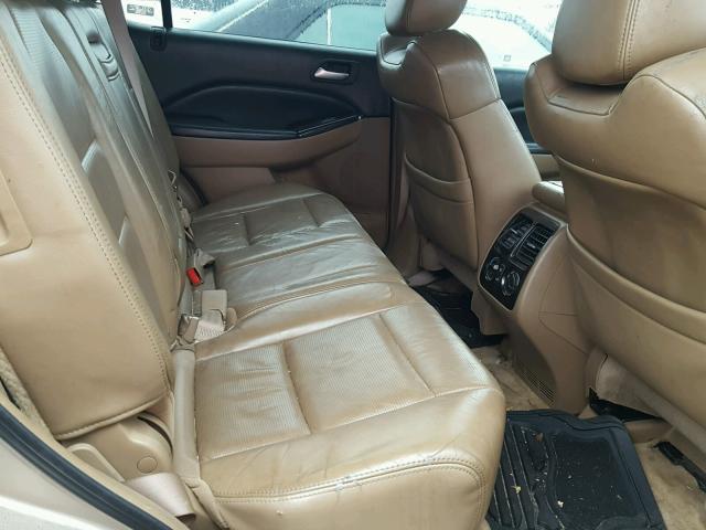 2HNYD18996H537366 - 2006 ACURA MDX TOURIN GOLD photo 6