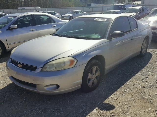 2G1WM15K969252464 - 2006 CHEVROLET MONTE CARL SILVER photo 2