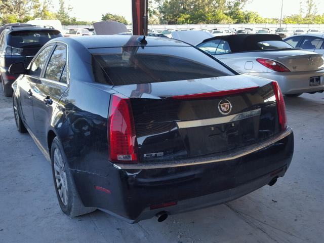 1G6DE5EG3A0131000 - 2010 CADILLAC CTS LUXURY BLACK photo 3