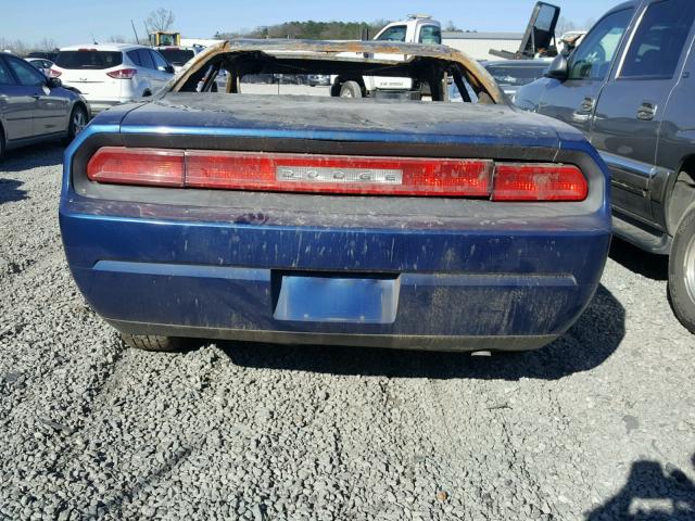 2B3LJ44VX9H618668 - 2009 DODGE CHALLENGER BLUE photo 10