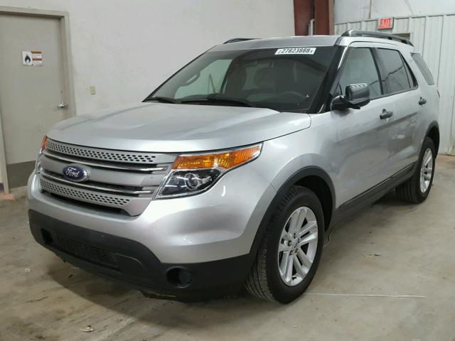 1FM5K7B82FGB24147 - 2015 FORD EXPLORER SILVER photo 2