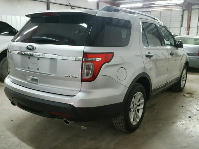 1FM5K7B82FGB24147 - 2015 FORD EXPLORER SILVER photo 4