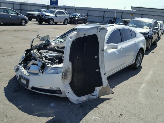 19UUA86599A018957 - 2009 ACURA TL WHITE photo 2