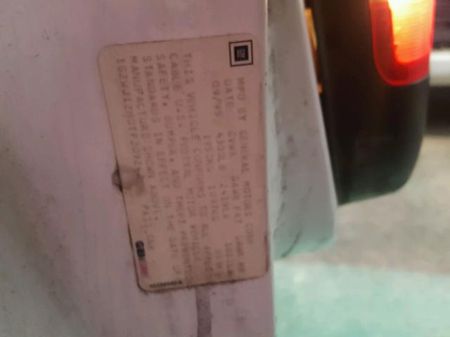 1G2WJ12M0TF209242 - 1996 PONTIAC GRAND PRIX 白色 照片 10