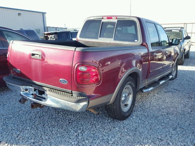 1FTRW07L13KA75210 - 2003 FORD F150 SUPER RED photo 4