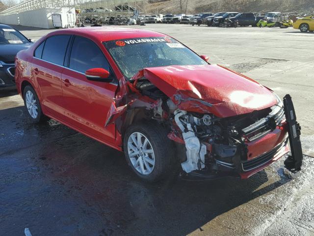 3VWDP7AJ8DM369248 - 2013 VOLKSWAGEN JETTA SE RED photo 1