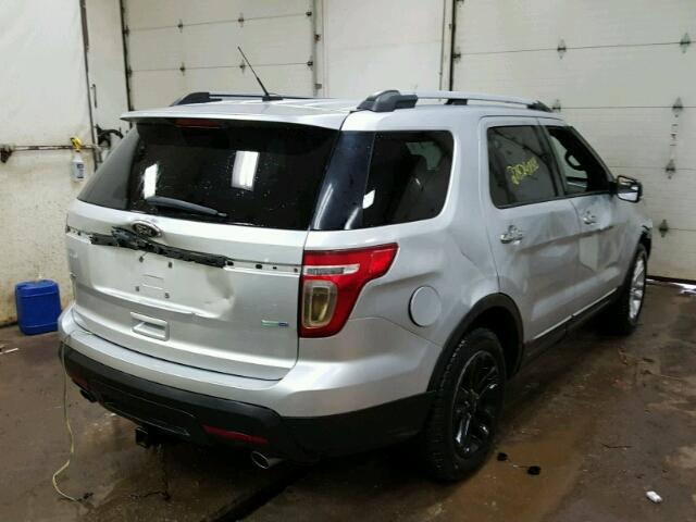 1FM5K8D85DGC21794 - 2013 FORD EXPLORER X SILVER photo 4