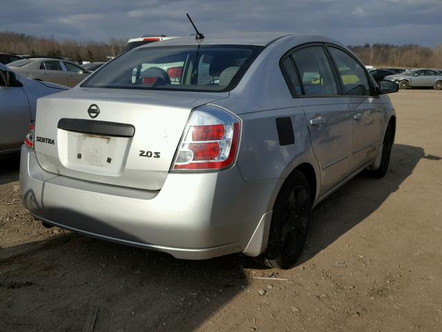 3N1AB61E67L701444 - 2007 NISSAN SENTRA 2.0 SILVER photo 4