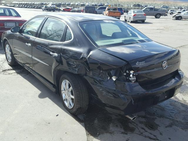 2G4WE567551350941 - 2005 BUICK LACROSSE C BLACK photo 3