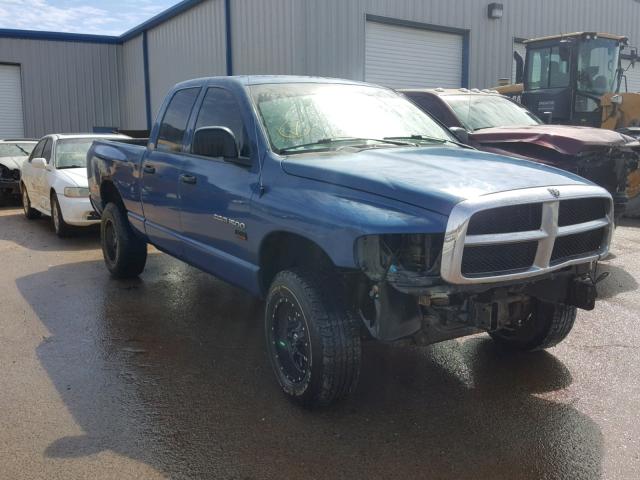 1D7HU18D15S270148 - 2005 DODGE RAM 1500 S BLUE photo 1