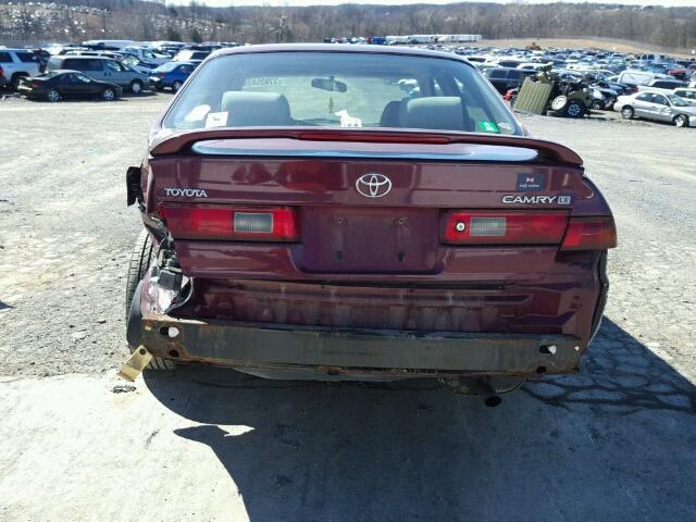 4T1BG22KXVU143127 - 1997 TOYOTA CAMRY CE MAROON photo 9