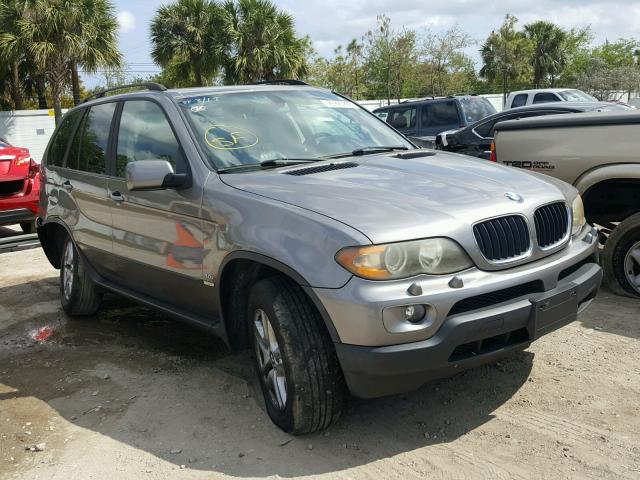 5UXFA13574LU46203 - 2004 BMW X5 3.0I GRAY photo 1