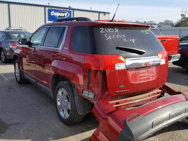 2GKALSEK0D6122005 - 2013 GMC TERRAIN SL RED photo 3