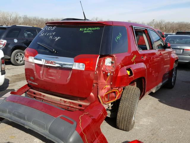 2GKALSEK0D6122005 - 2013 GMC TERRAIN SL RED photo 4